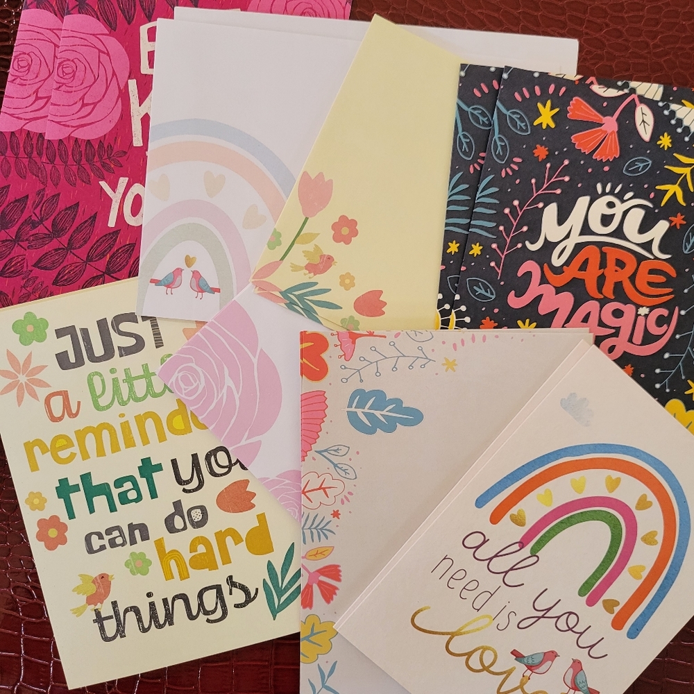 Greeting Cards ~ NWT ~ Happy, Positive, Kindness ~ Colorful ~ FINAL PRICE! - Picture 12 of 16